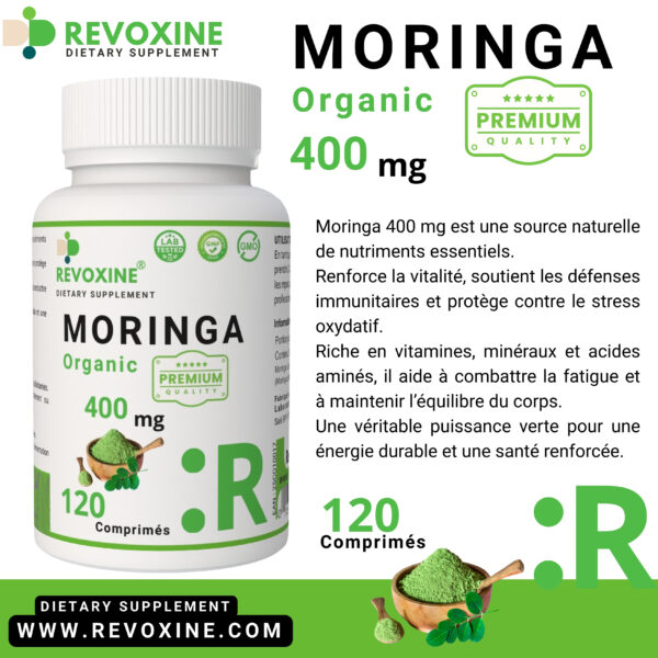 MORINGA Bio 120 comprimés – Image 2