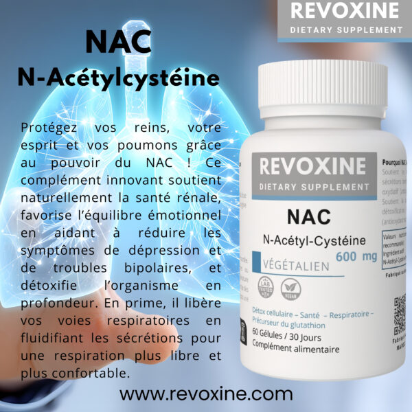 N-Acétyl-Cystéine 60 gélules – Image 2