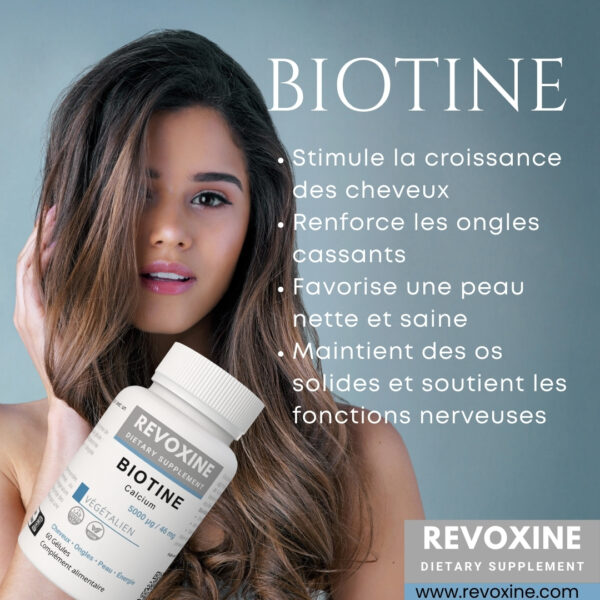 Biotine + Calcium 60 gélules – Image 2
