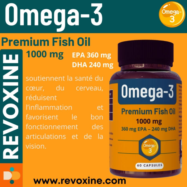 Oméga-3 1000 mg 60 capsules – Image 2
